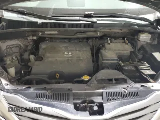 2013 Toyota Sienna XLE with VIN 5TDDK3DC6DS065469, listed as a Copart auction lot 48772565 with 143,966 mi miles and Salvage Title. Bid and sale history available at DreamBid. Image 14.
