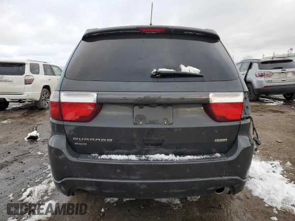 2011 Dodge Durango Heat with VIN 1D4RE3GG2BC706596, listed as a Copart auction lot 85919434 with 193,309 mi miles and Salvage Title. Bid and sale history available at carsss.com. Image 6.