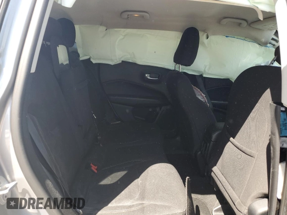 2018 Jeep Compass Sport with VIN 3C4NJCAB5JT240492, listed as a Copart auction lot 53626845 with 75,355 mi miles and Salvage title. Bid and sale history available at DreamBid. Image 10.
