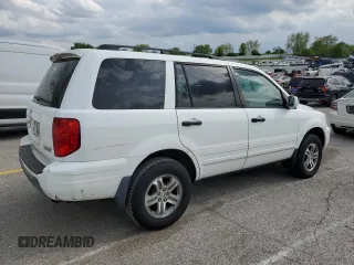 2005 Honda Pilot EX with VIN 5FNYF184X5B038942, listed as a Copart auction lot 50913695 with 225,404 mi miles and Salvage Title. Bid and sale history available at DreamBid. Image 3.