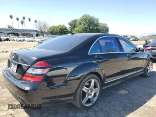 2008 Mercedes-Benz S 550 with VIN WDDNG71XX8A206492, listed as a Copart auction lot 48831245 with 205,849 mi miles and Salvage Title. Bid and sale history available at DreamBid. Image 3.