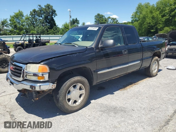 2005 GMC Sierra 1500 SLE z VIN 2GTEK19B151283840, wystawiony jako Copart lot #63854695 z przebiegiem 169 130 mil mil oraz Czysty tytuł • Clean title. Historia ofert i sprzedaży dostępna na DreamBid. Obrazek 1.