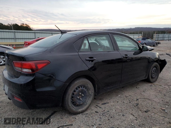 2018 Kia Rio LX with VIN 3KPA24AB7JE081707, listed as a Copart auction lot 50106085 with 99,457 mi miles and Salvage Title. Bid and sale history available at carsss.com. Image 3.