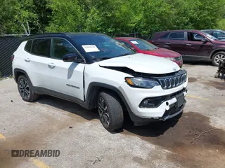 2024 Jeep Compass Limited с VIN 3C4NJDCN1RT595118, выставлен на аукционе IAAI как лот 42666248 с пробегом 42 342 миль миль и . История ставок и продаж доступна на DreamBid. Изображение 1.