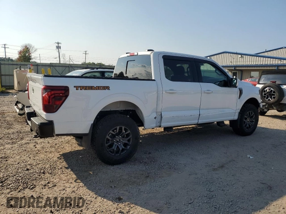 2024 Ford F-150 with VIN 1FTFW4L82RFA68991, listed as a Copart auction lot 72004024 with 2,918 mi miles and Salvage title. Bid and sale history available at DreamBid. Image 3.