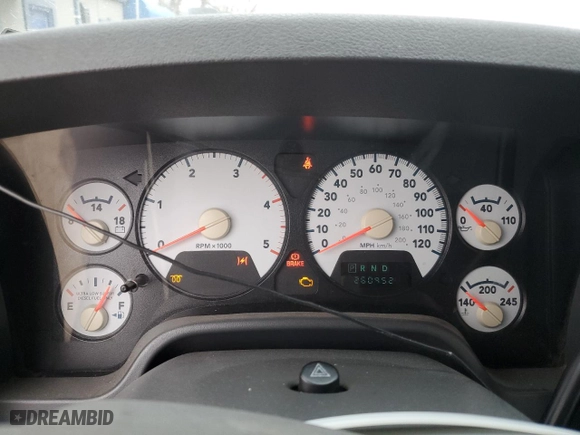 2007 Dodge Ram 2500 Laramie with VIN 1D7KS28A57J607131, listed as a Copart auction lot 84927174 with 260,952 mi miles and Salvage Title. Bid and sale history available at carsss.com. Image 9.