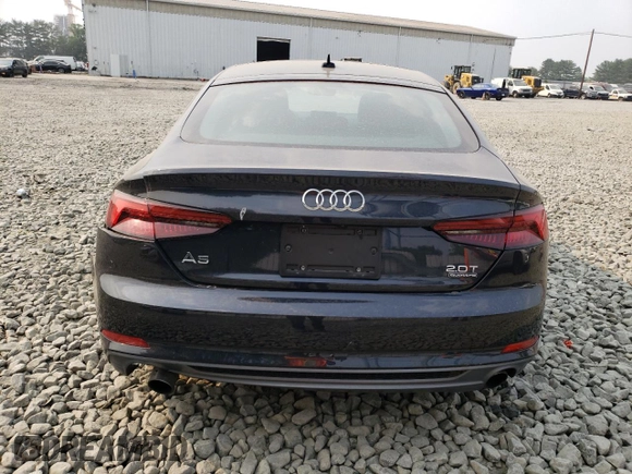 2018 Audi A5 Sportback Premium Plus with VIN WAUENCF54JA100459, listed as a Copart auction lot 53349513 with 48,719 mi miles. Bid and sale history available at carsss.com. Image 6.