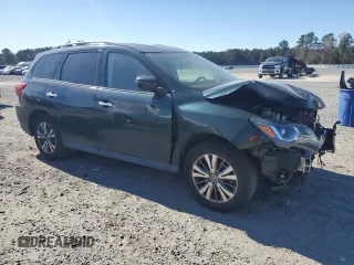 2018 Nissan Pathfinder S with VIN 5N1DR2MM2JC660679, listed as a Copart auction lot 50611145 with 103,047 mi miles and Salvage title. Bid and sale history available at DreamBid. Image 4.