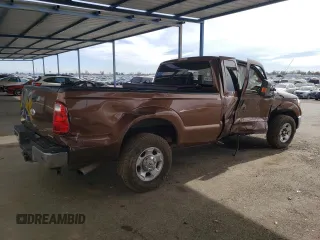 2012 Ford Super Duty F-250 SRW XL with VIN 1FT7X2A68CEB22136, listed as a Copart auction lot 44444945 with 117,630 mi miles and Salvage Title. Bid and sale history available at carsss.com. Image 3.