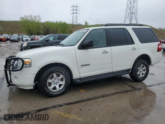 2008 Ford Expedition SSV with VIN 1FMFU16558LA26638, listed as a Copart auction lot 56065935 with 188,781 mi miles and Salvage title. Bid and sale history available at DreamBid. Image 1.