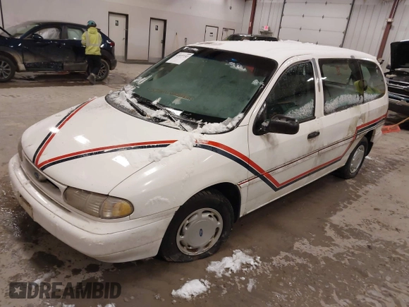 1996 Ford Windstar z VIN 2FMDA51U6TBB71654, wystawiony jako IAAI lot #41977732 z przebiegiem 100 955 mil mil oraz . Historia ofert i sprzedaży dostępna na DreamBid. Obrazek 2.