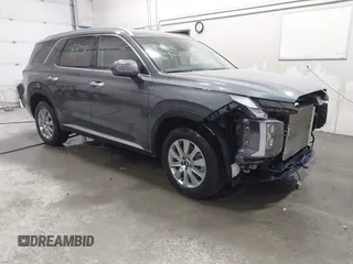 2025 Hyundai Palisade SEL z VIN KM8R2DGEXSU879170, wystawiony jako IAAI lot #41774755 z przebiegiem 426 mil mil oraz . Historia ofert i sprzedaży dostępna na DreamBid. Obrazek 1.