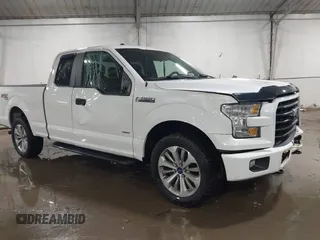 2017 Ford F-150 XL with VIN 1FTEX1EP4HFC84612, listed as a IAAI auction lot 41553736 with 145,235 mi miles. Bid and sale history available at carsss.com. Image 1.