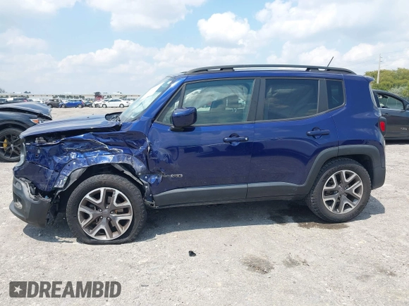 2017 Jeep Renegade Latitude with VIN ZACCJBBB2HPG58400, listed as a IAAI auction lot 42045596 with 52,978 mi miles and . Bid and sale history available at DreamBid. Image 14.