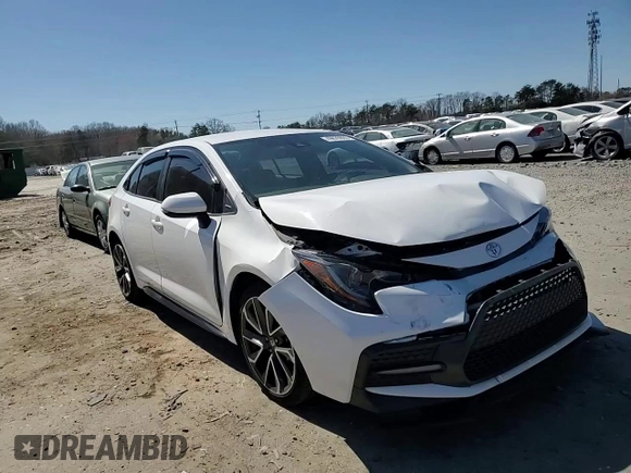 2020 Toyota Corolla SE with VIN 5YFS4RCE7LP054723, listed as a Copart auction lot 49635005 with 88,194 mi miles and Salvage Title. Bid and sale history available at carsss.com. Image 11.