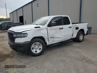 2025 Ram 1500 Tradesman with VIN 1C6RRFCG4SN550856, listed as a Copart auction lot 61899055 with 5,996 mi miles and Non repairable. Bid and sale history available at DreamBid. Image 1.