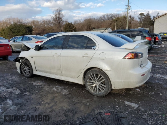 2017 Mitsubishi Lancer ES with VIN JA32V2FW3HU002880, listed as a Copart auction lot 88134085 with 129,954 mi miles and Salvage Title. Bid and sale history available at carsss.com. Image 2.