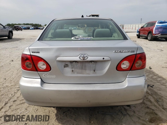 2005 Toyota Corolla CE with VIN 1NXBR32E65Z550212, listed as a Copart auction lot 54346315 with 252,260 mi miles and Salvage Title. Bid and sale history available at DreamBid. Image 6.