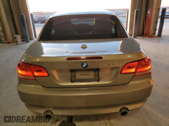 2007 BMW 3 Series 335i with VIN WBAWL73587PX46549, listed as a Copart auction lot 88967595 with 93,786 mi miles and Clean Title. Bid and sale history available at carsss.com. Image 6.
