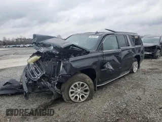 2017 GMC Yukon XL SLT with VIN 1GKS2GKC6HR239440, listed as a Copart auction lot 46329925 with 127,646 mi miles and Salvage Title. Bid and sale history available at carsss.com. Image 1.