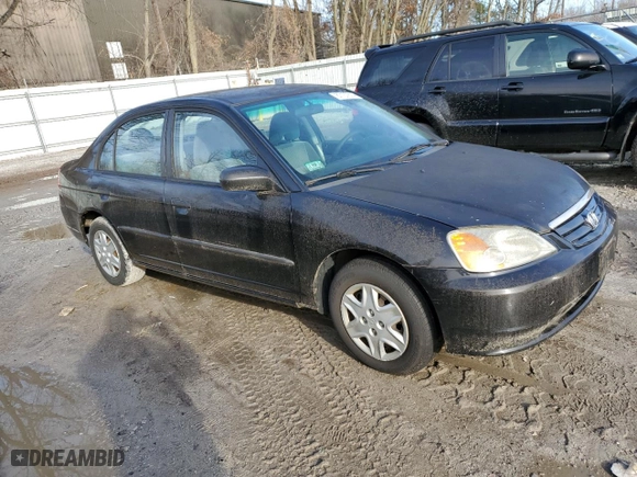 2003 Honda Civic DX with VIN 2HGES16193H518681, listed as a Copart auction lot 87137814 with 172,997 mi miles and Clean Title. Bid and sale history available at carsss.com. Image 4.