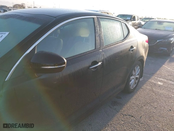 2015 Kia Optima EX with VIN 5XXGN4A74FG392717, listed as a IAAI auction lot 41965203 with 109,474 mi miles. Bid and sale history available at carsss.com. Image 6.