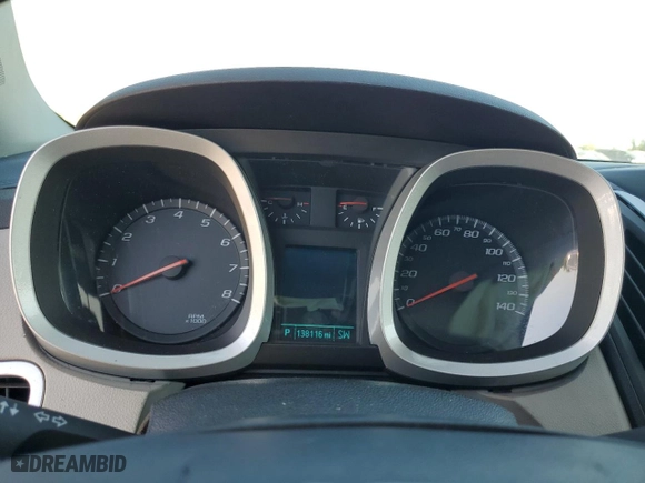2014 Chevrolet Equinox LT with VIN 2GNALBEK4E1141061, listed as a Copart auction lot 53510615 with 138,116 mi miles and Salvage Title. Bid and sale history available at carsss.com. Image 9.