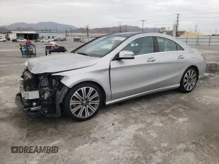 2018 Mercedes-Benz CLA with VIN WDDSJ4EB2JN616638, listed as a Copart auction lot 62434223 with 63,159 mi miles. Bid and sale history available at carsss.com. Image 1.