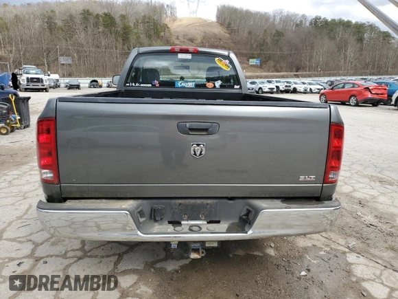 2005 Dodge 1500 SLT with VIN 1D7HA16N85J519734, listed as a Copart auction lot 46169615 with Not Provided miles and Salvage Title. Bid and sale history available at carsss.com. Image 6.