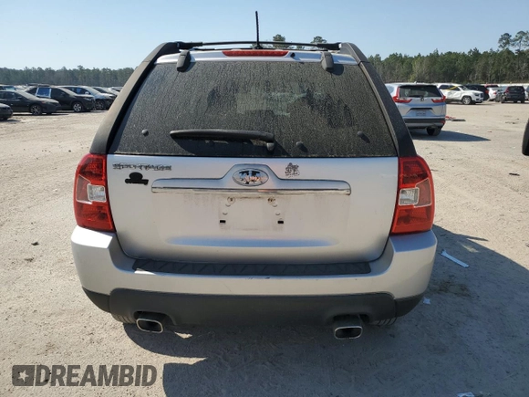 2010 Kia Sportage LX with VIN KNDKG3A40A7700990, listed as a Copart auction lot 48941505 with 38,182 mi miles and Salvage Title. Bid and sale history available at carsss.com. Image 6.