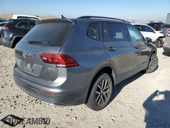 2021 Volkswagen Tiguan S with VIN 3VV0B7AXXMM082158, listed as a Copart auction lot 47312895 with 37,776 mi miles and Salvage title. Bid and sale history available at DreamBid. Image 3.