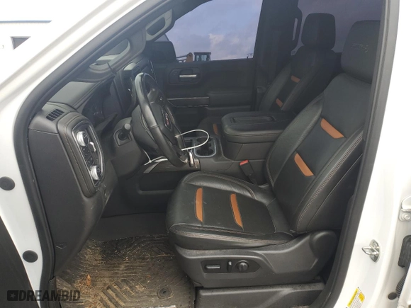 2020 GMC Sierra 1500 AT4 with VIN 3GTP9EED5LG349443, listed as a Copart auction lot 45358135 with 69,033 mi miles and Salvage Title. Bid and sale history available at carsss.com. Image 7.