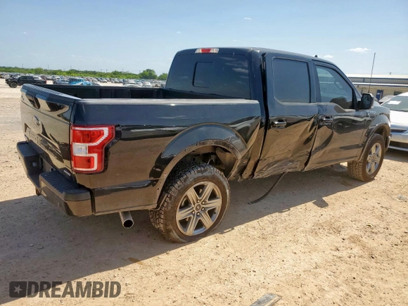 2019 Ford F-150 XL with VIN 1FTEW1C42KKD88588, listed as a Copart auction lot 59894575 with 70,948 mi miles and Salvage title. Bid and sale history available at DreamBid. Image 3.