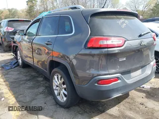 2014 Jeep Cherokee Limited with VIN 1C4PJLDB3EW305005, listed as a IAAI auction lot 41887214 with 196,884 mi miles. Bid and sale history available at carsss.com. Image 3.