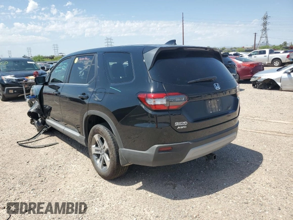 2024 Honda Pilot EX-L 8 Passenger with VIN 5FNYG1H49RB016059, listed as a Copart auction lot 61199604 with 0 mi miles and Salvage Title. Bid and sale history available at carsss.com. Image 2.