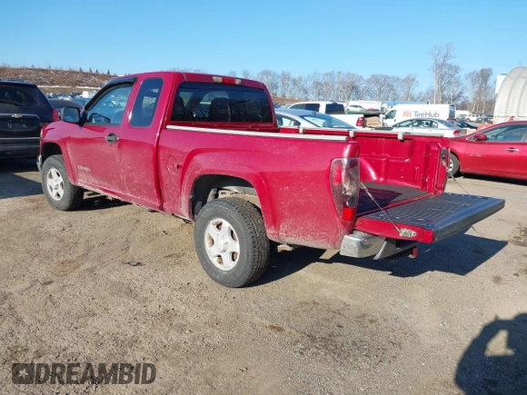 2005 GMC Canyon SLE Z85 with VIN 1GTDT196458264112, listed as a IAAI auction lot 41655505 with 110,529 mi miles. Bid and sale history available at carsss.com. Image 3.