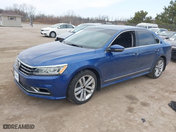 2017 Volkswagen Passat 1.8T SE w/Technology with VIN 1VWGT7A38HC032127, listed as a IAAI auction lot 41899243 with 105,004 mi miles. Bid and sale history available at carsss.com. Image 2.