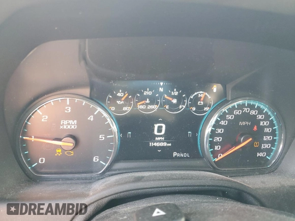 2019 Chevrolet Suburban Premier with VIN 1GNSKJKJ7KR339570, listed as a Copart auction lot 60350984 with 114,689 mi miles and Non Repairable. Bid and sale history available at DreamBid. Image 9.