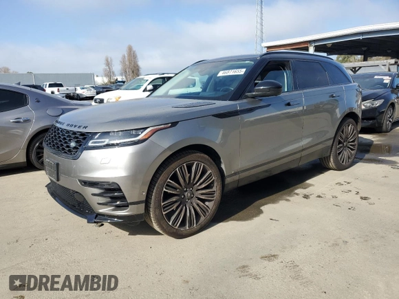 2018 Land Rover Range Rover Velar R-Dynamic HSE with VIN SALYM2RV9JA749322, listed as a Copart auction lot 49922825 with 65,319 mi miles and Salvage title. Bid and sale history available at DreamBid. Image 1.