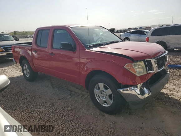 2006 Nissan Frontier SE with VIN 1N6AD07U66C463962, listed as a Copart auction lot 48225945 with 167,447 mi miles and Salvage title. Bid and sale history available at DreamBid. Image 4.