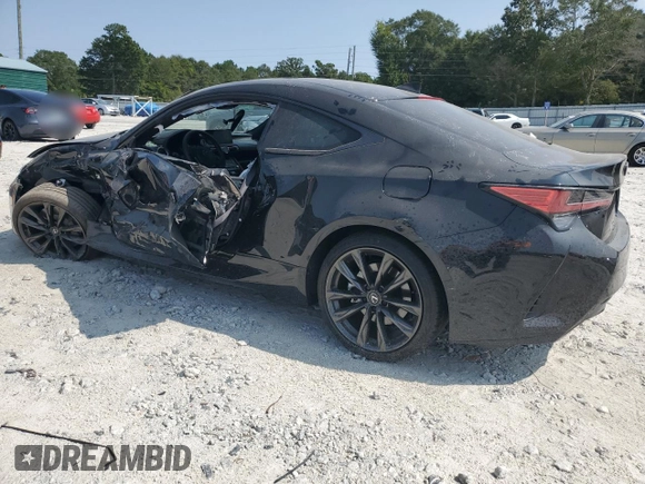 2024 Lexus RC with VIN JTHGZ5BC6R5027517, listed as a Copart auction lot 71104694 with 3,788 mi miles and Salvage Title. Bid and sale history available at carsss.com. Image 2.