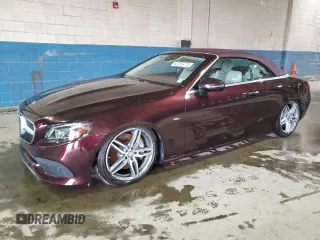 2018 Mercedes-Benz E-Class E 400 with VIN WDD1K6FB8JF023038, listed as a Copart auction lot 52787475 with 0 mi miles and Salvage Title. Bid and sale history available at carsss.com. Image 1.