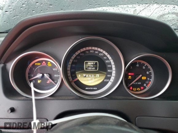 2012 Mercedes-Benz C 63 AMG with VIN WDDGF7HBXCA652494, listed as a Copart auction lot 47429705 with 133,161 mi miles and Salvage Title. Bid and sale history available at carsss.com. Image 9.