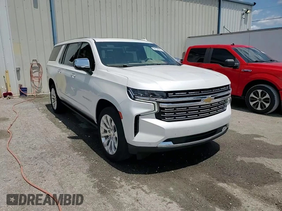2023 Chevrolet Suburban Premier with VIN 1GNSCFKD7PR205475, listed as a Copart auction lot 60704235 with 32,208 mi miles and Clean title. Bid and sale history available at DreamBid. Image 14.