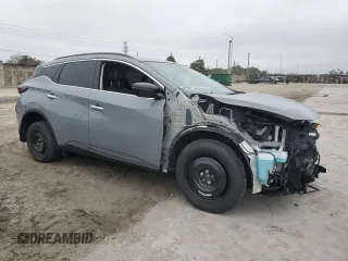 2023 Nissan Murano SV z VIN 5N1AZ2BJ0PC138069, wystawiony jako Copart lot #41884095 z przebiegiem 15 443 mil mil oraz Szkoda całkowita • Salvage title. Historia ofert i sprzedaży dostępna na DreamBid. Obrazek 4.