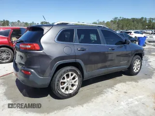 2014 Jeep Cherokee Latitude with VIN 1C4PJLCB7EW313870, listed as a Copart auction lot 48349105 with 217,624 mi miles and Salvage Title. Bid and sale history available at carsss.com. Image 3.