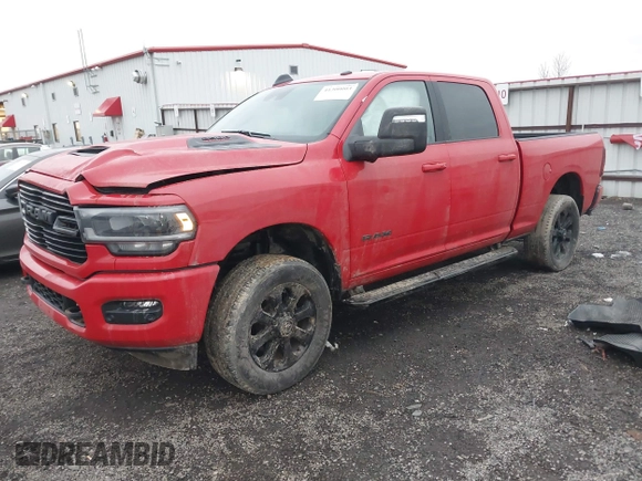 2024 Ram 2500 Laramie with VIN 3C6UR5FJ0RG146306, listed as a IAAI auction lot 41300003 with 28,737 mi miles. Bid and sale history available at carsss.com. Image 2.