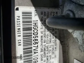 1997 Honda Accord EX with VIN 1HGCD5667VA109522, listed as a Copart auction lot 80513354 with 212,573 mi miles and Salvage Title. Bid and sale history available at DreamBid. Image 15.