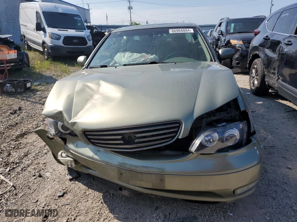 2002 Infiniti I35 Luxury with VIN JNKDA31AX2T010168, listed as a Copart auction lot 66968804 with 0 miles and Salvage Title. Bid and sale history available at carsss.com. Image 5.