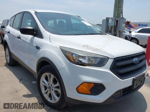 2018 Ford Escape S z VIN 1FMCU0F7XJUB36437, wystawiony jako IAAI lot #42248034 z przebiegiem 50 686 mil mil oraz . Historia ofert i sprzedaży dostępna na DreamBid. Obrazek 1.